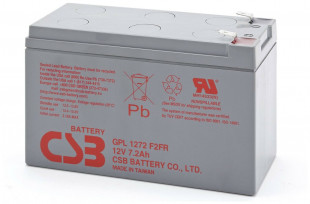Аккумулятор CSB 12V 7,2Ah (GPL1272 F2 FR)