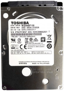 Жёсткий диск Toshiba MQ04ABF100