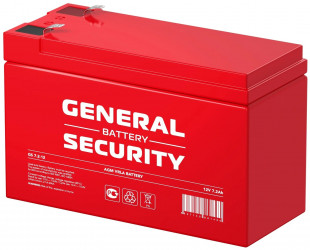 Аккумулятор General Security 12V 7,2Ah (GS7.2-12)