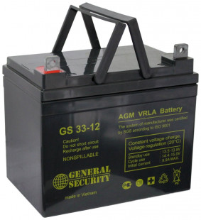 Аккумулятор General Security 12V 33Ah (GS33-12)