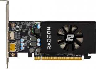 Видеокарта PowerColor AMD Radeon RX 6400 Low Profile (AXRX 6400 LP 4GBD6-DH)